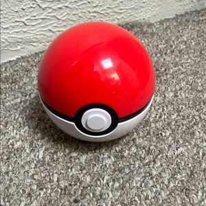 Red and White Poké Ball Toy